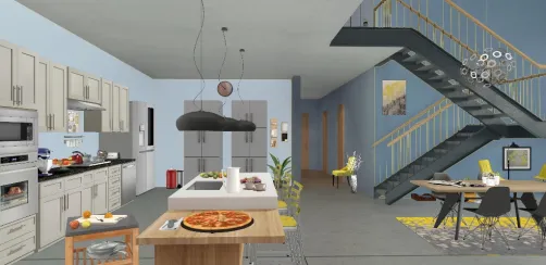 Loft Kitchen & Dining area 