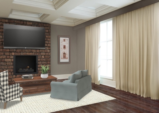 Living Room #1 Design Rendering