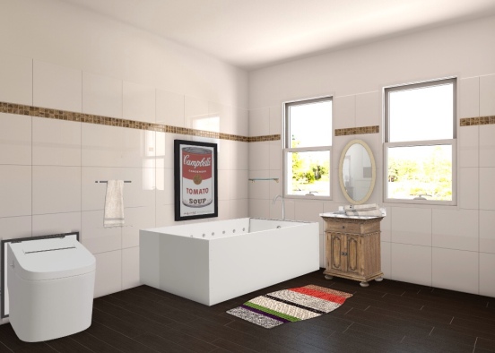 Bathroom for project Design Rendering