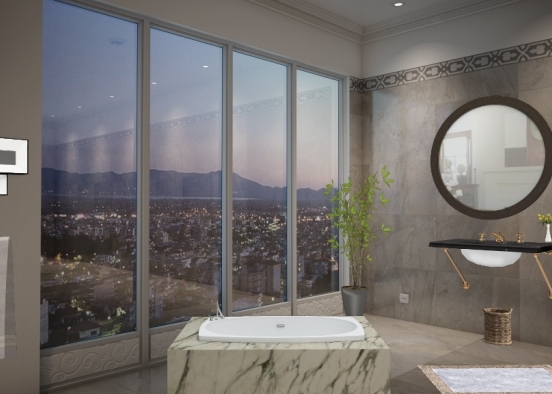 Ikhaya Luxury Bathroom  Design Rendering