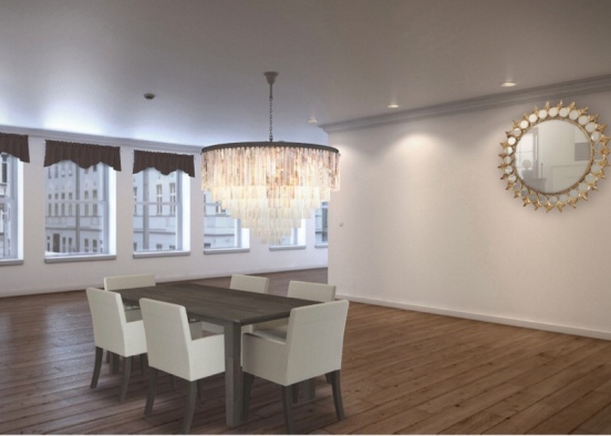 dinning room our house  Design Rendering