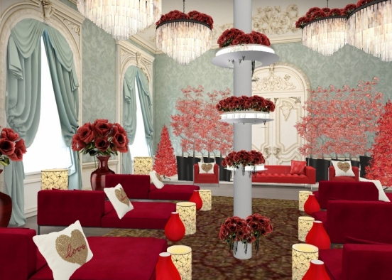 Red wedding 💝 Design Rendering