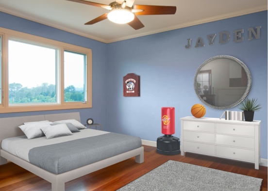 Jaydens bedroom  Design Rendering
