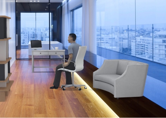 awesome office Design Rendering