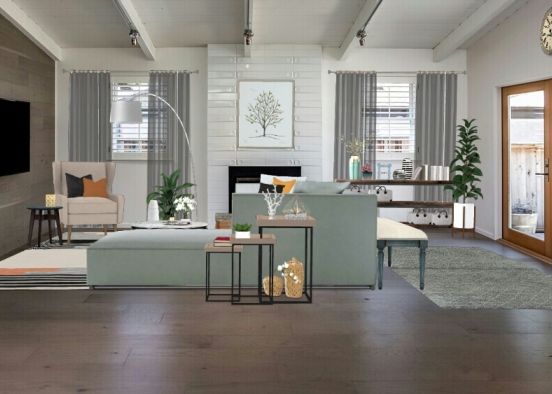 Dream Living room  Design Rendering