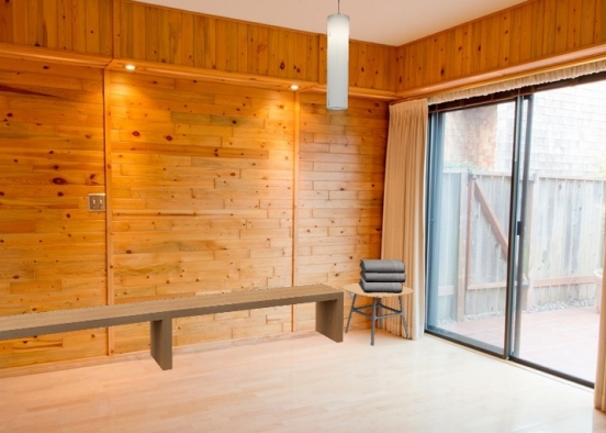 Gym sauna Design Rendering