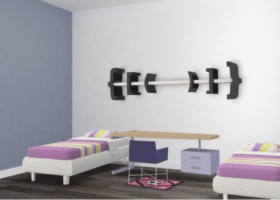 Kids Dream Room Design Rendering