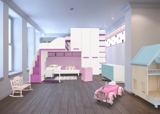 lily's dream kids room Design Rendering
