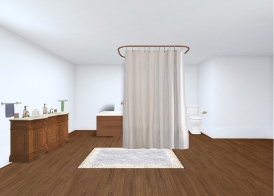 My dream bathroom Design Rendering