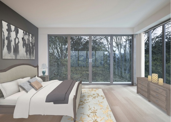 Bedroom (forest) Design Rendering