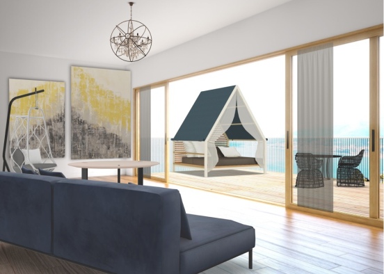 Dream living room  Design Rendering