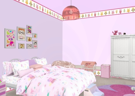 My Little Girl Room Design Rendering