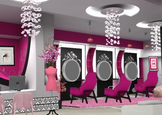 Orchid salon Design Rendering