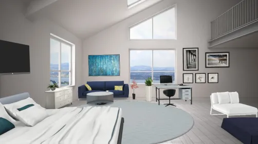 Clasic bedroom living room office 