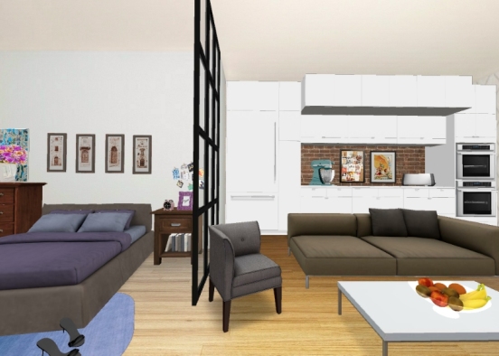 Tiny Apartment Design Rendering