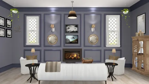 Grey living room