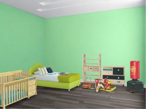 big brother and baby brothers room