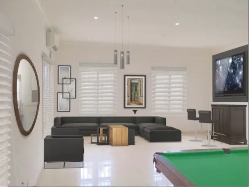 Peter’s living room design