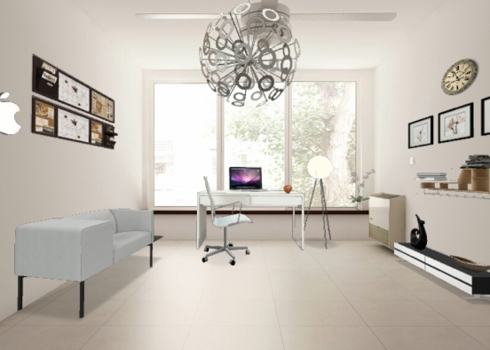 Office-modern lifestyle  Design Rendering
