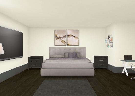 Master bed room (my room) Design Rendering