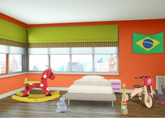 Chambre enfants Design Rendering