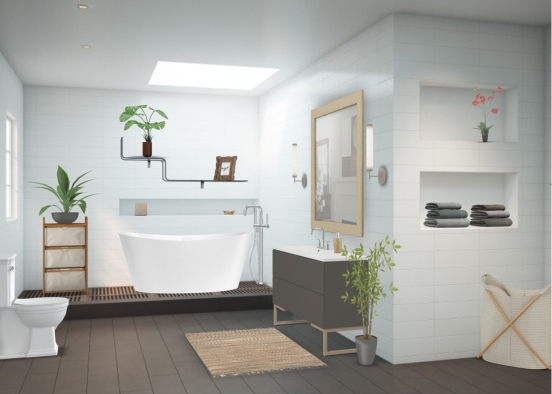 All natural home spa Design Rendering