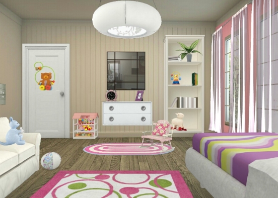 Kid's room. Design Rendering