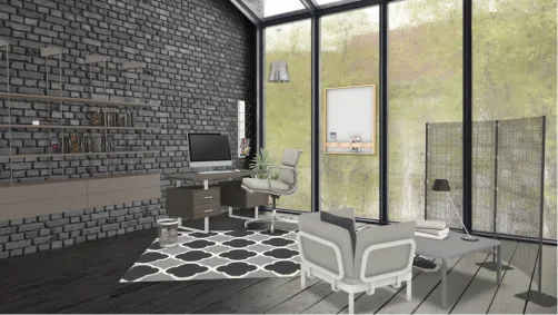 grey office