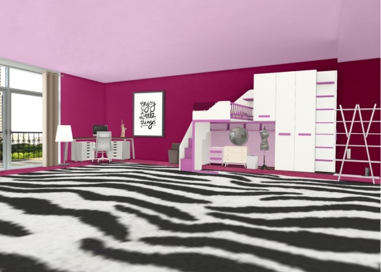 My dream bedroom  Design Rendering