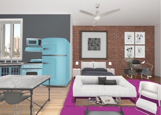 It’s my case that I have a small space!   Design Rendering