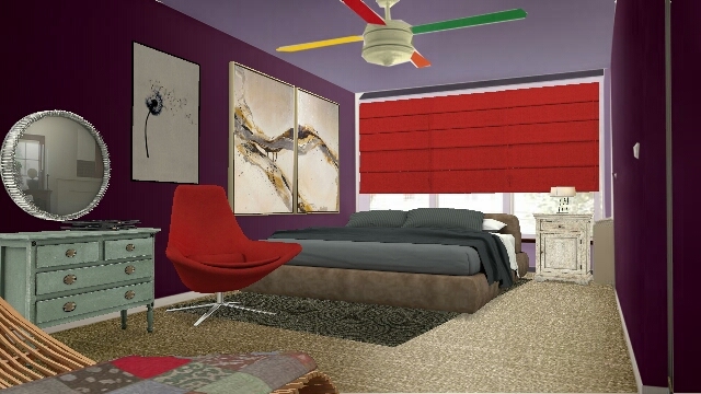 2nd bedroom  Design Rendering