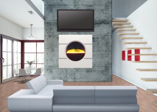 living room con Camino Design Rendering