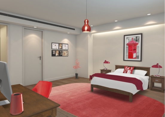Red Touches Design Rendering