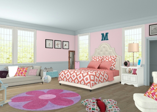Margarida's room Design Rendering