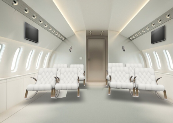 Private jet Design Rendering