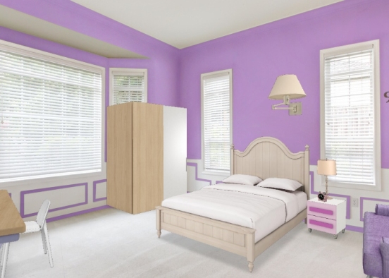 Purple room 💜 Design Rendering