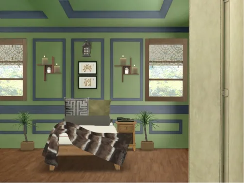 Chinese zen bedroom 