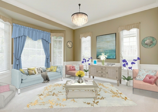 Chic and relaxing  Design Rendering