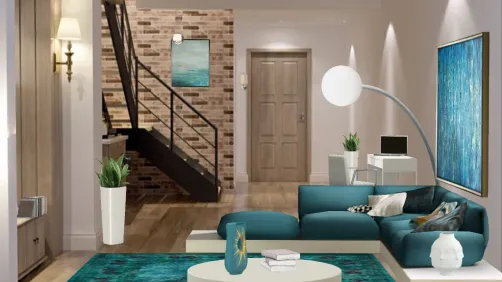 Blue Modern room