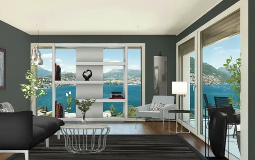 Sitting room with a view