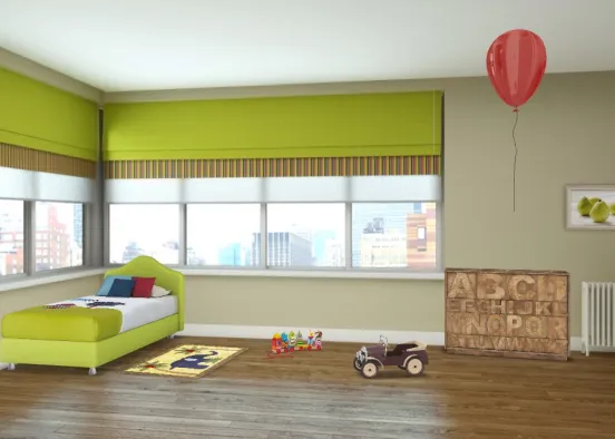 Детская комната для мальчика Design Rendering