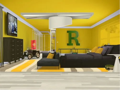 The babyboy mansion bedroom
