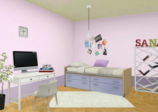Chambre Sanaa Design Rendering