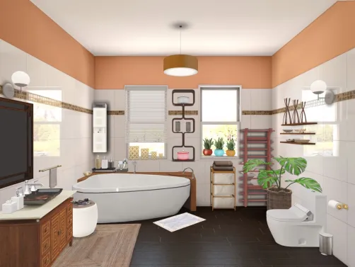 White brow BathRoom