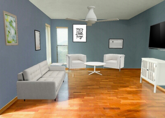 Apartment living room Design Rendering