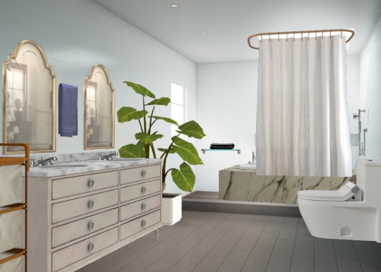 Banheiro lindoooo  Design Rendering