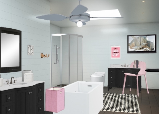 Mein Badezimmer  Design Rendering
