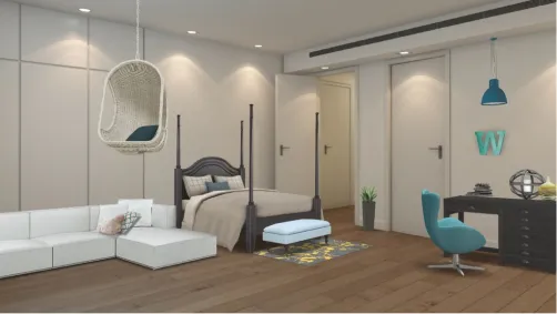 Aquamarine Bedroom 