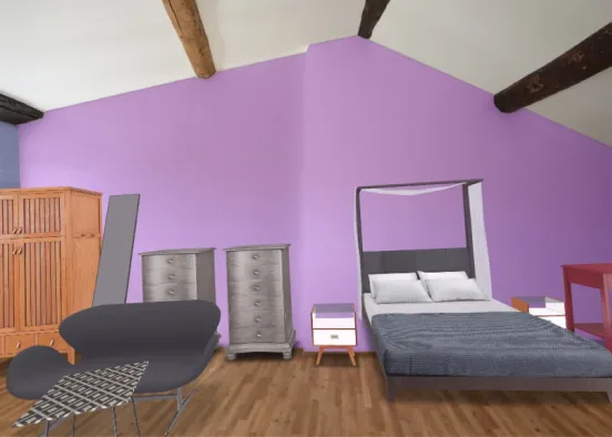 Adults bedroom Design Rendering