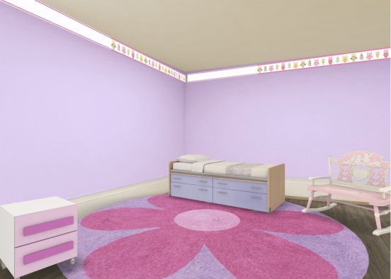Ellies bed Design Rendering